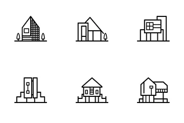 Imobiliário - Linha Pacote de Ícones