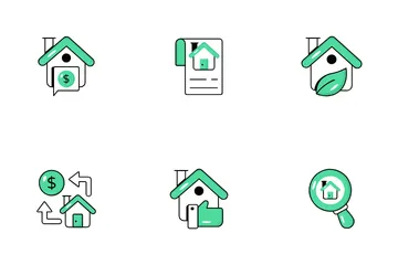 Imobiliária Pacote de Ícones