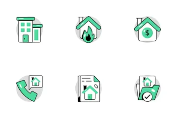 Imobiliária Pacote de Ícones