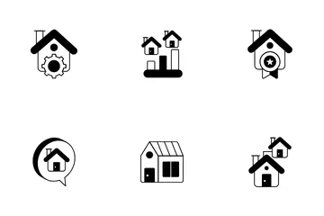 Imobiliária Pacote de Ícones