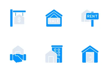 Imobiliária Pacote de Ícones