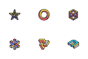 Impossible Geometric Shape Icon Pack