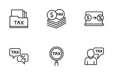 Impôts Pack d'Icônes