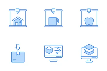Impresión 3d Icon Pack