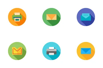 Correo electrónico e impresoras Icon Pack