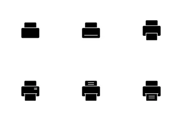 Impressora Pacote de Ícones