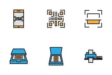 Imprimer et numériser Pack d'Icônes