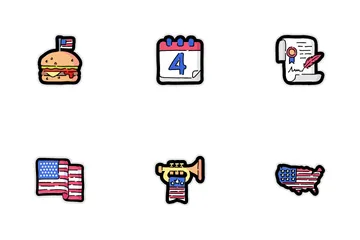 Independence Day 4th Of July Icon Pack