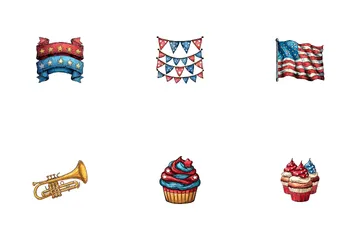 Independence Day Icon Pack