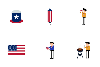 Independence Day United States Icon Pack