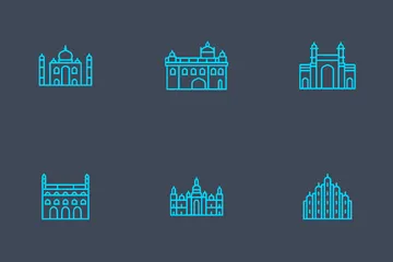 Indian Cities Icon Pack