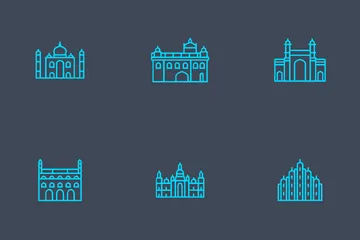 Indian Cities Icon Pack