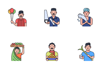 Indian Local Businesses Icon Pack