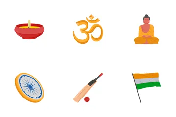 Indian Symbols Icon Pack