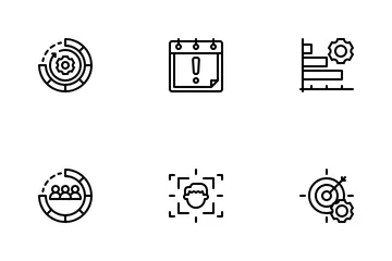 Mesures de productivité Pack d'Icônes