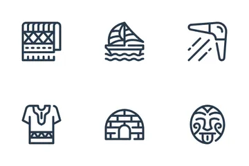 Indigenous People Icon Pack