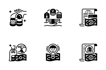 Individual Income Tax Icon Pack