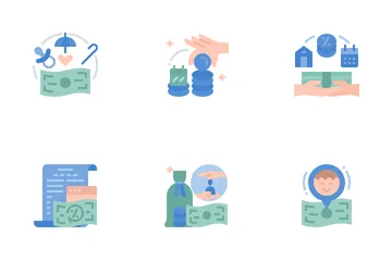 Individual Income Tax Icon Pack