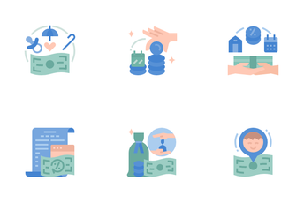 Individual Income Tax Icon Pack
