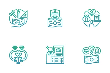 Individual Income Tax Icon Pack