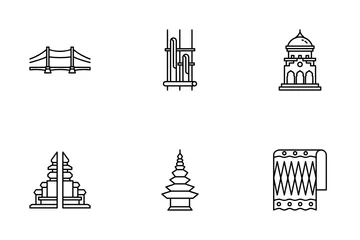 Indonesia Landmark Icon Pack