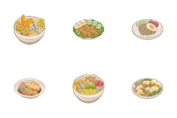 Indonesian Food Icon Pack