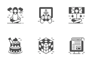 Indoor Activities Icon Pack