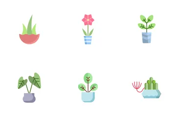 Indoor Plants Icon Pack