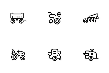 Industria agrícola Paquete de Iconos