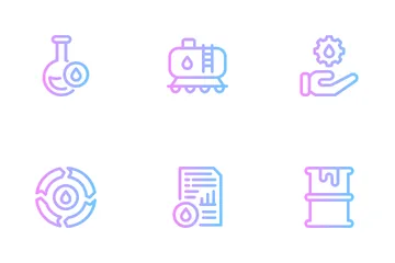 Indústria Petrolífera Pacote de Ícones