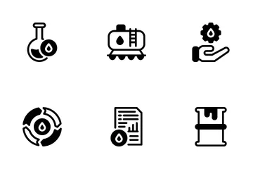 Indústria Petrolífera Pacote de Ícones