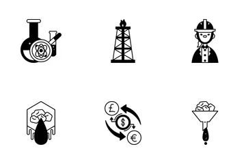 Indústria Petrolífera Pacote de Ícones