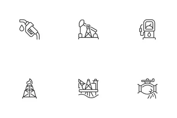 Indústria Petrolífera Pacote de Ícones