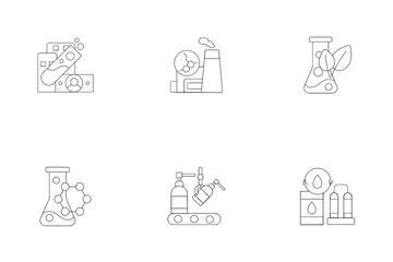 Indústria química Icon Pack