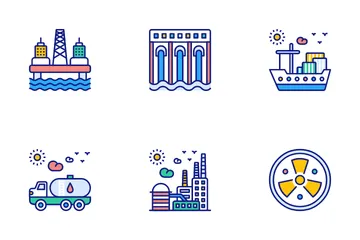 Industria y Servicios Paquete de Iconos
