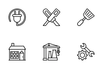 Industrial And Construction 1 Icon Pack