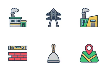 Industrial And Construction Icon Pack