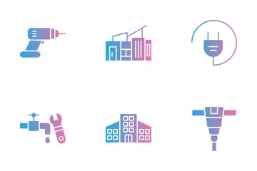 Industrial And Construction Icon Pack