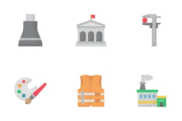 Industrial And Construction Icon Pack