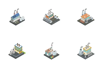 Industrial And Factories Icon Pack