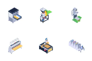 Industrial Machines Icon Pack