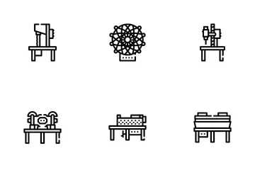 Industrial Machines Icon Pack