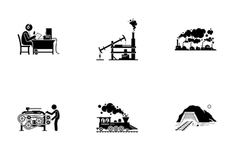 Industrial Revolution Icon Pack