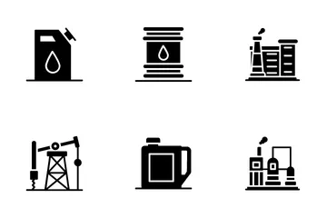 Industrie pétrolière Pack d'Icônes