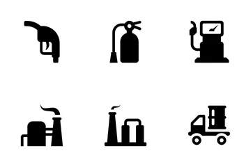 Industrie pétrolière Pack d'Icônes