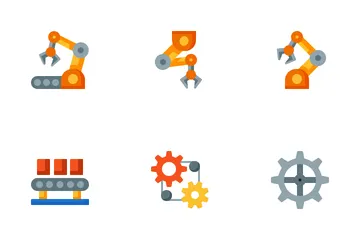 Industrie und Fertigung Symbolpack