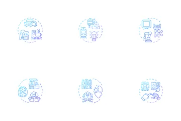 Industry 5 Related Icon Pack