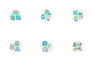 Industry 5 Related Icon Pack