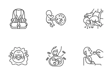 Infant Baby Icon Pack