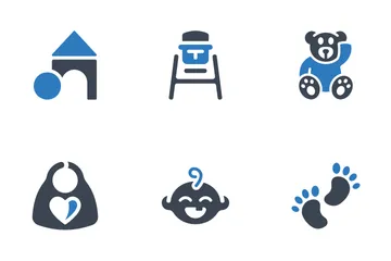 Infanzia e bambino Icon Pack